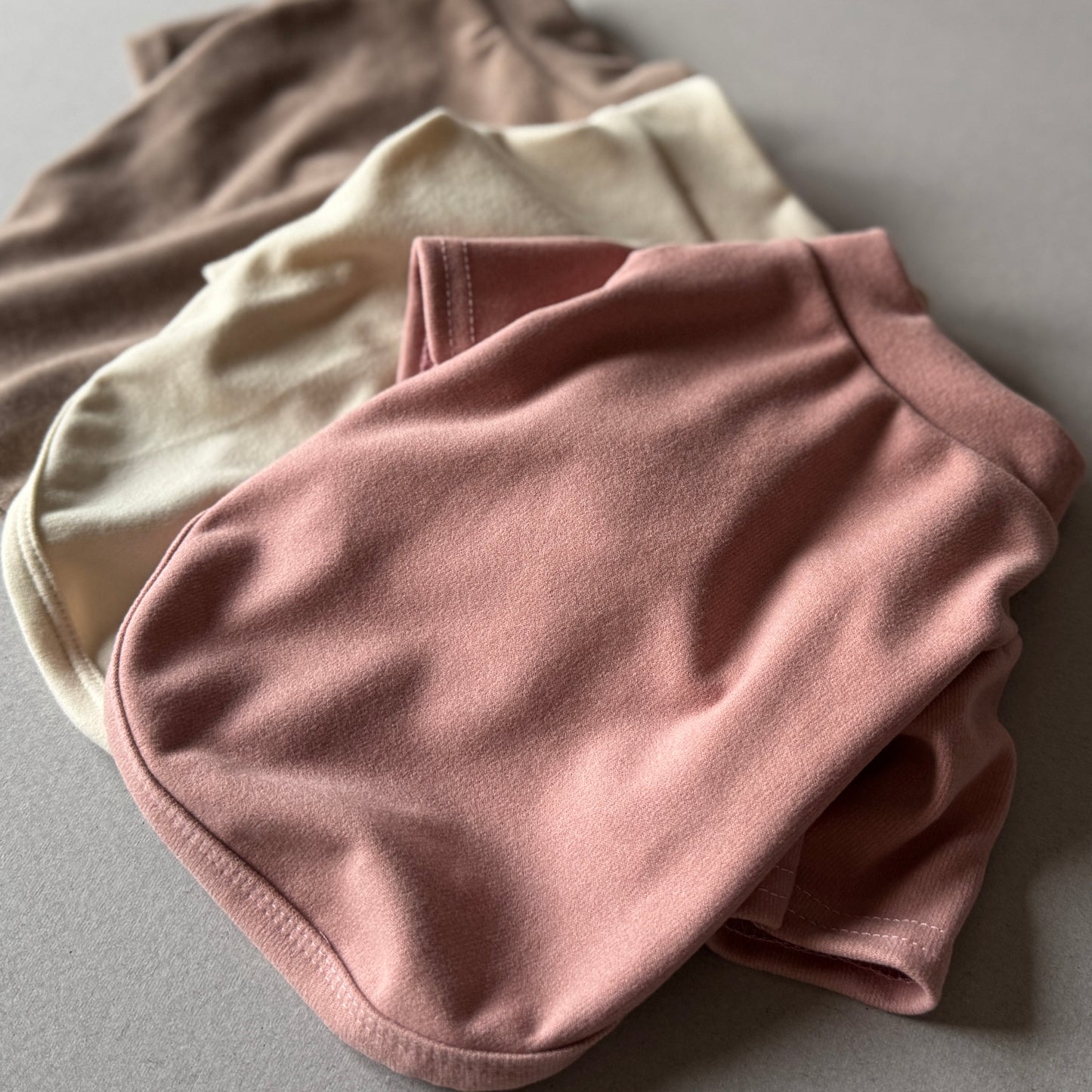Herz & Herz Flauschiges Fleece-Kleid mit Ärmeln