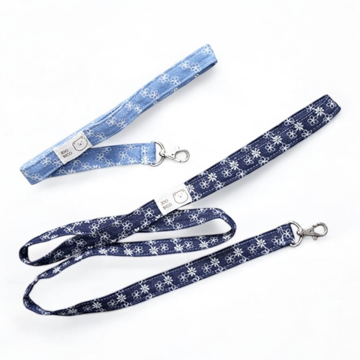 Spitzen-Denim-Geschirr mit Leine