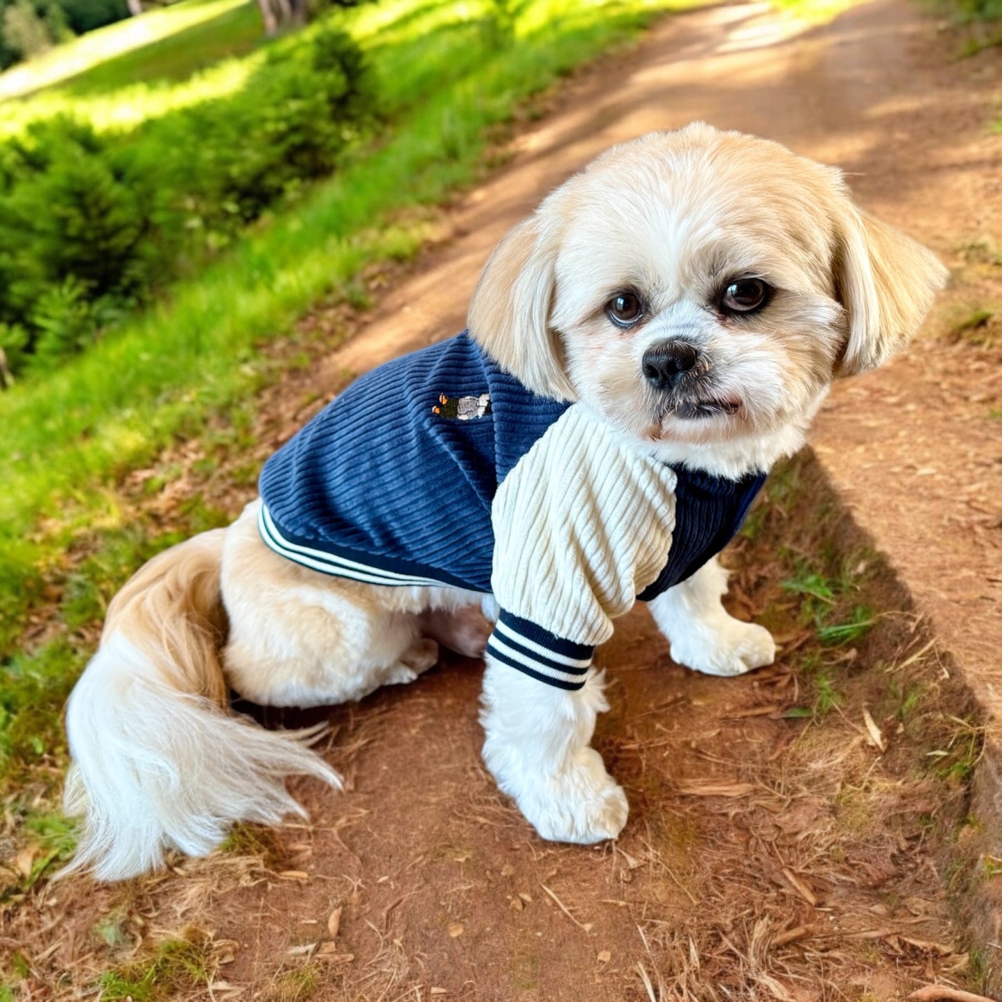 Corduroy-Collegejacke