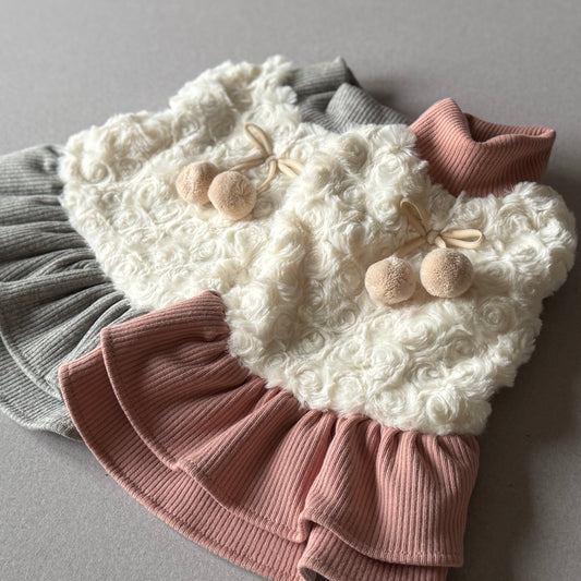 Flauschiges Kleid